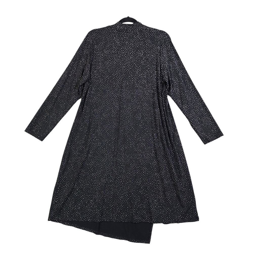 J Jill Wearever Collection Womens‎ Polka Dot Long Sleeve Dress Size L Petite - Picture 4 of 11
